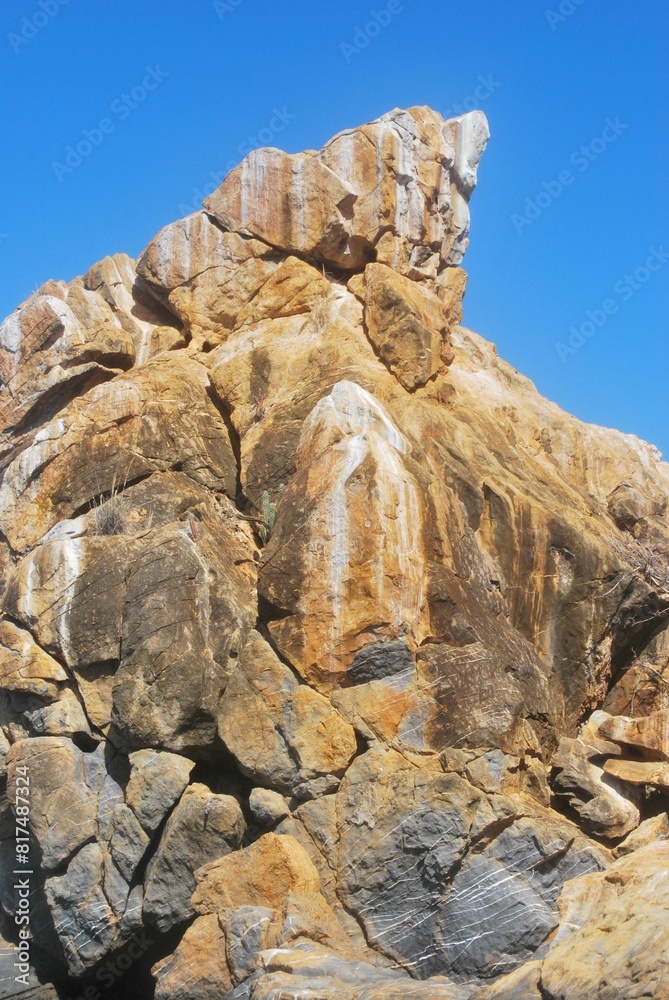 Paisajes marinos en el parque nacional Mochima,estado Sucre Venezuela.