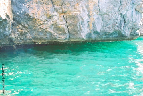 Paisajes marinos en el parque nacional Mochima,estado Sucre Venezuela.