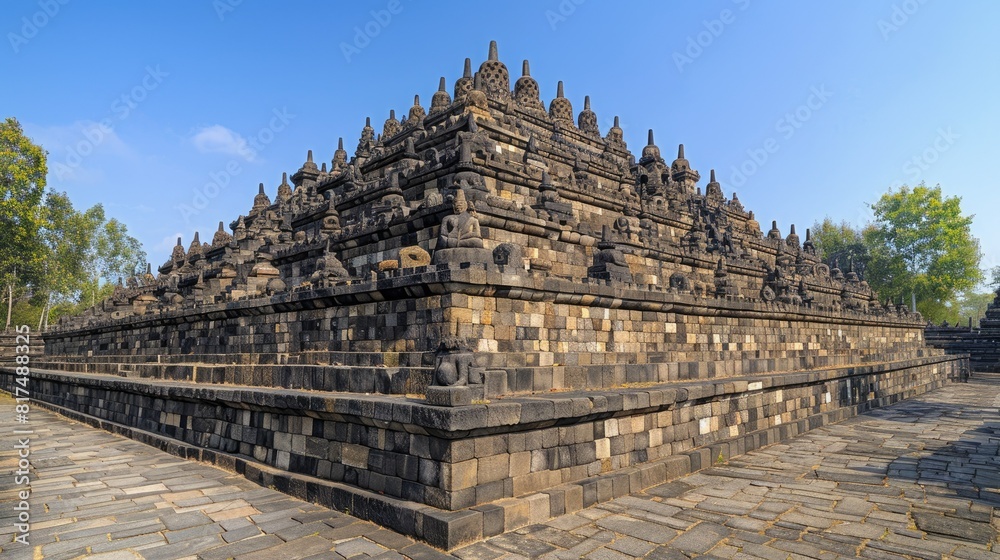 Borobudur a Mahayana Buddhist temple AI generated Borobudur a Mahayana Buddhist temple AI generated