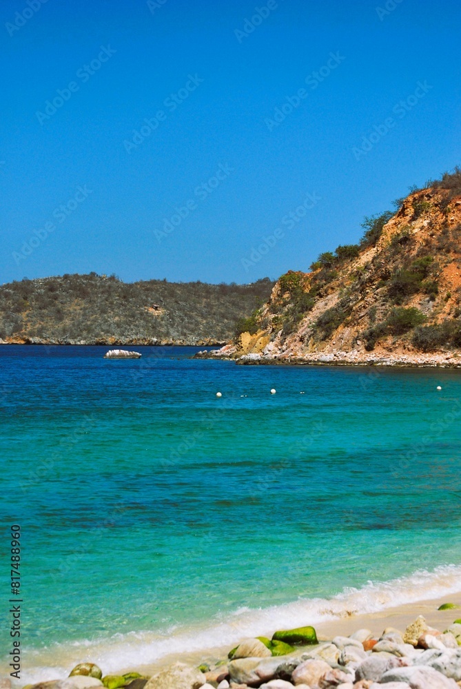 Obraz premium Paisajes marinos en el parque nacional Mochima,estado Sucre Venezuela.