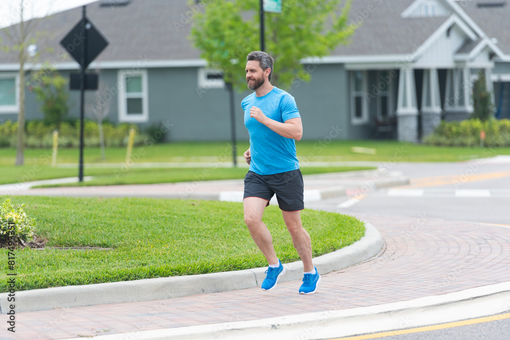 Man sportsman running for exercise outdoor. In a morning sport workout jogger run. Hispanic athlete. Runner at a long sport run. Runner sportsman running at full speed. Sportsmanship Man sportsman running for exercise outdoor. In a morning sport workout jogger run. Hispanic athlete. Runner at a long sport run. Runner sportsman running at full speed. Sportsmanship
