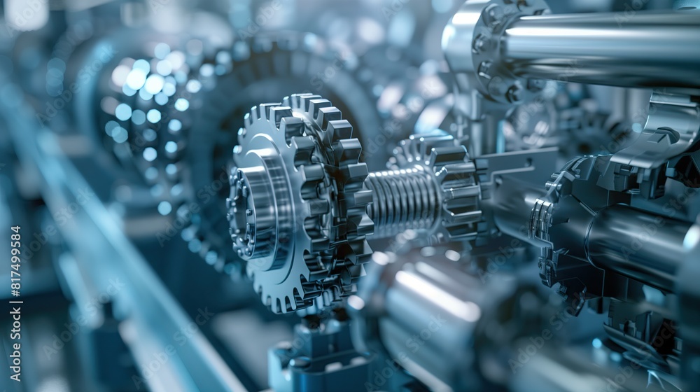 Production process of high-tech automotive parts using modern robotic systems Production process of high-tech automotive parts using modern robotic systems