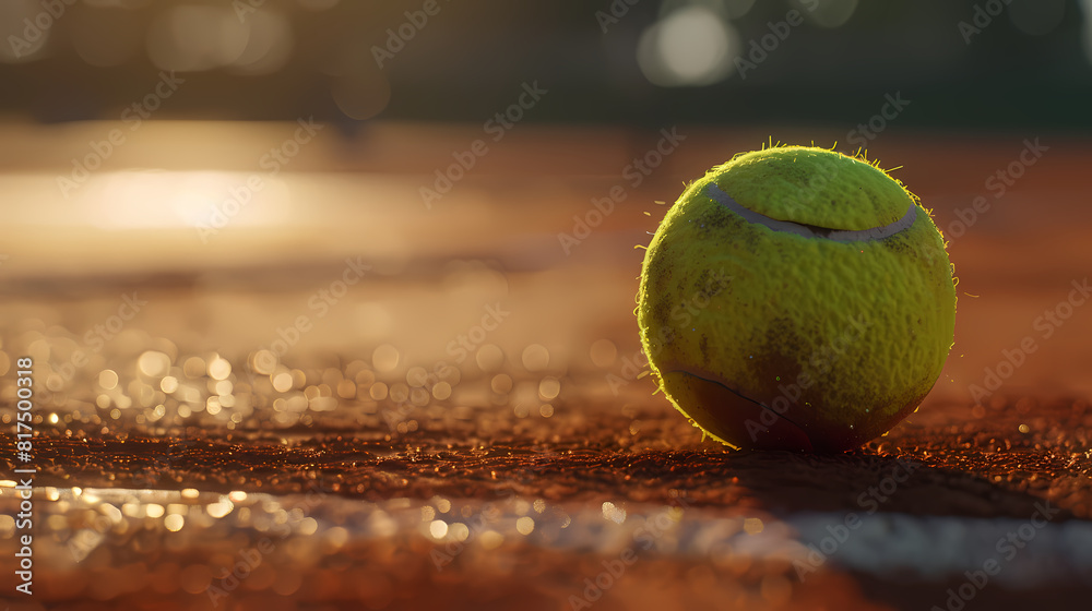 Close-up of tennis ball