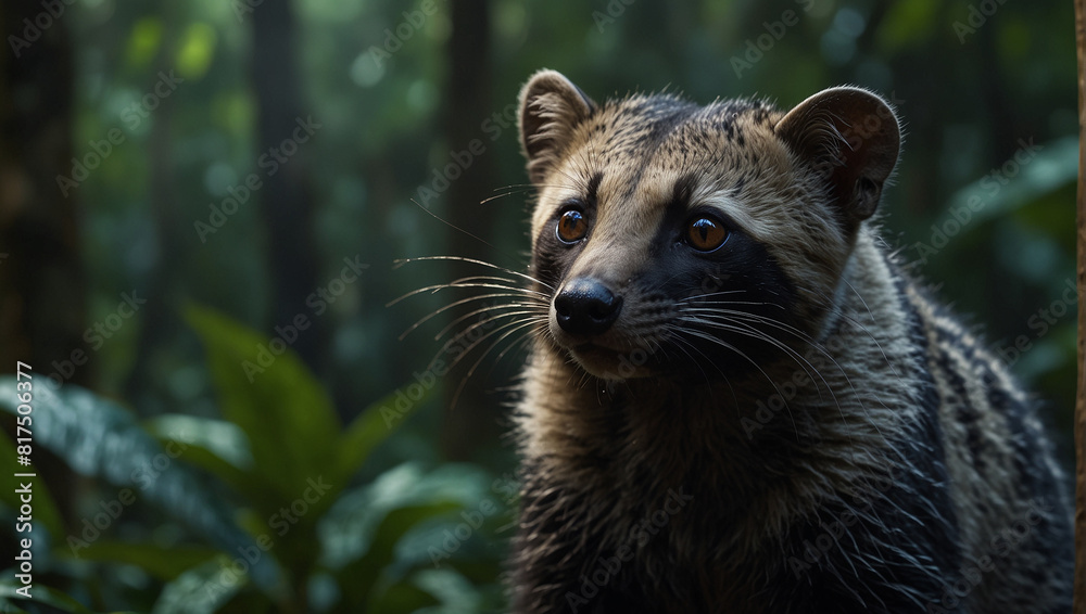 Obraz premium Civet in the jungle