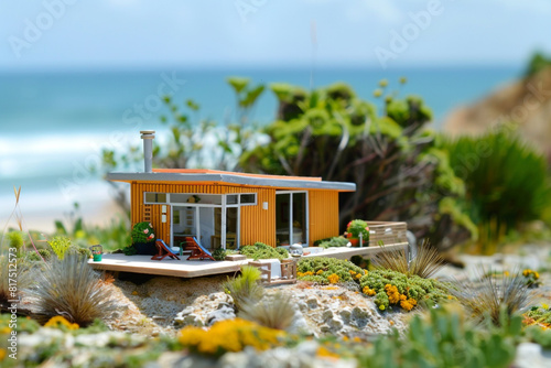 outdoor cafe on a beach