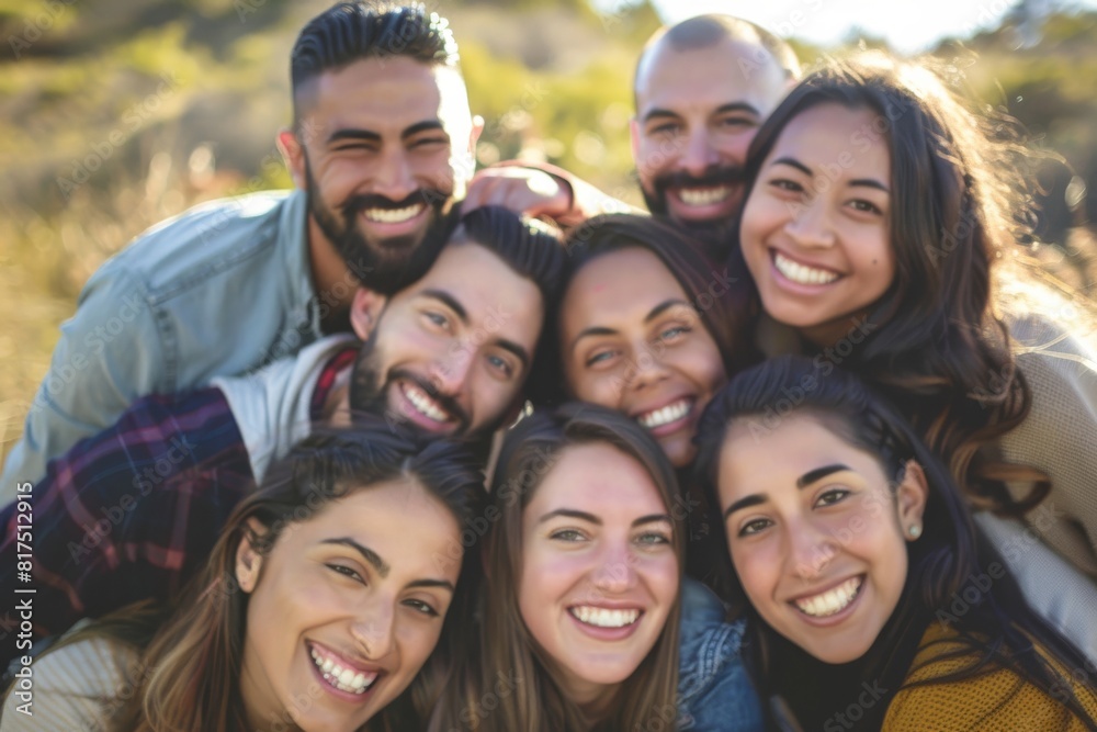 Group of friends having fun together in the park. They are smiling and having fun. Group of friends having fun together in the park. They are smiling and having fun.