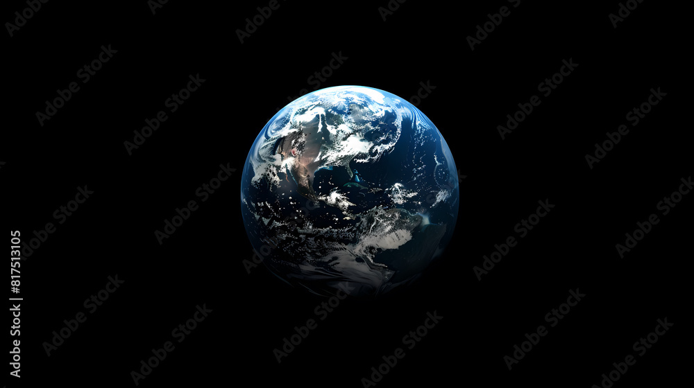 blue earth in space blue earth in space