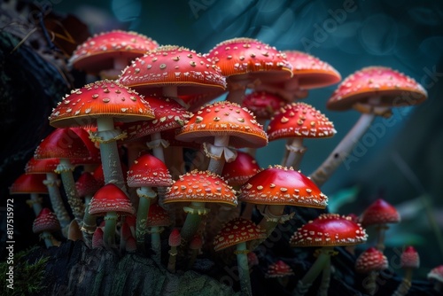 Fly Agaric Mushroom in the Forest: A Vibrant Beacon Amidst the Wilderness