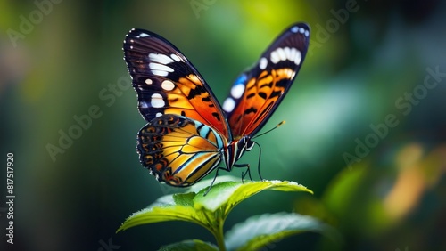 Portrait of a beautiful butterfly