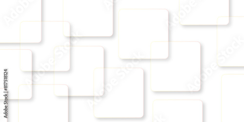 Modern abstract white background with transparent layers triangle shape with shadow. White color technology concept line background. abstract template design Banner Pattern texture space concept