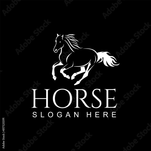 Creative Horse Elegant Logo Symbol Design Illustration Vector