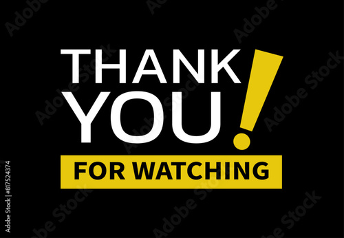 THANK YOU for waching text