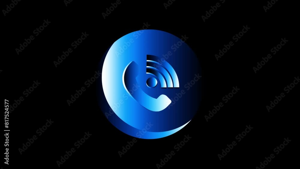 Call icon symbol with a button Call icon symbol with a button