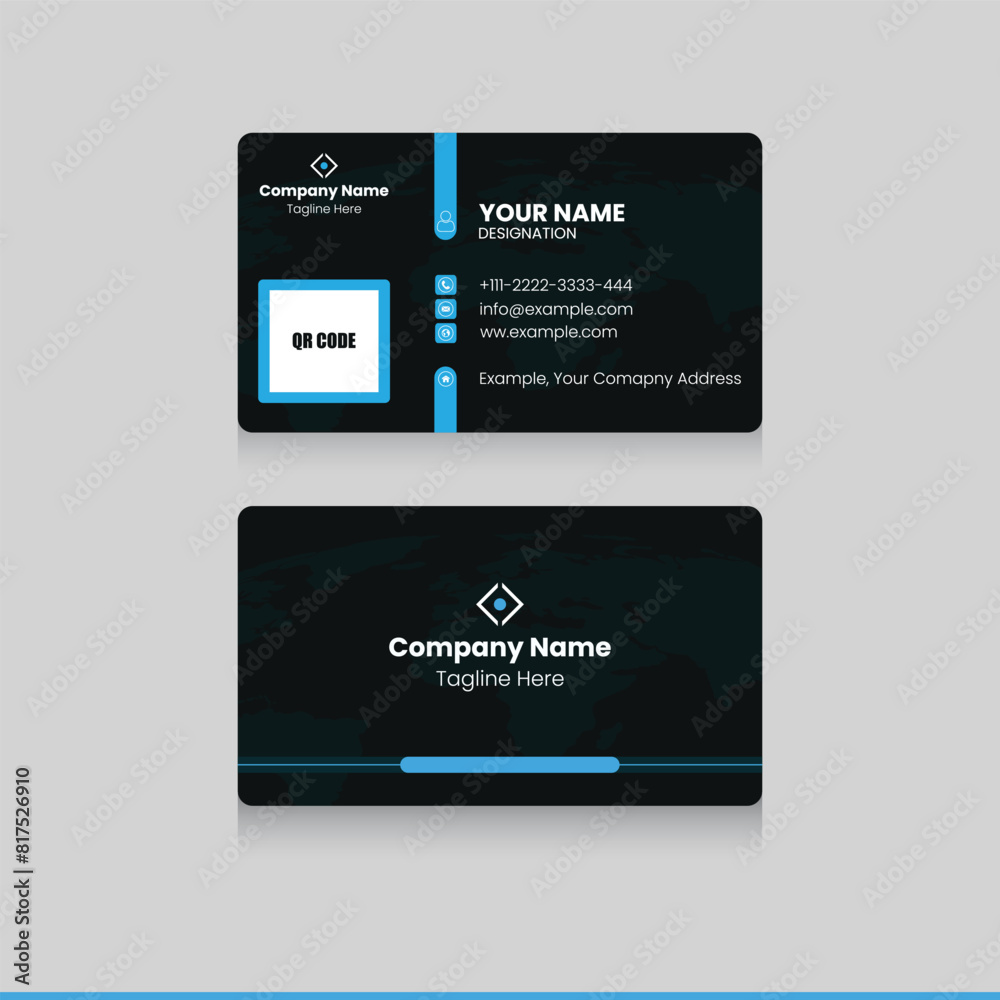 Minimal corporate business card. simple and clean business card. Vector modern creative and clean business card Template with abstract background. Elegant Minimal corporate business card. simple and clean business card. Vector modern creative and clean business card Template with abstract background. Elegant