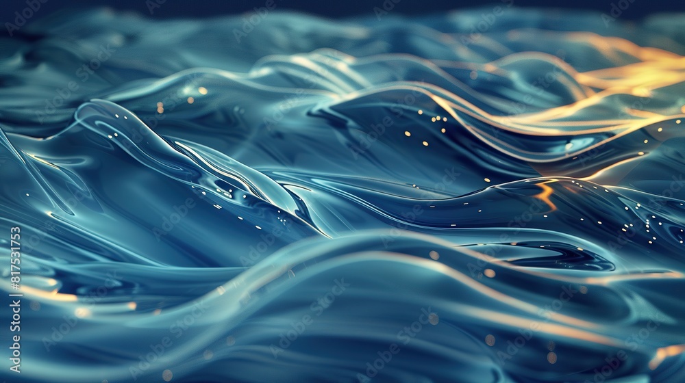 I imagined an image of an abstract blue background with waves I imagined an image of an abstract blue background with waves