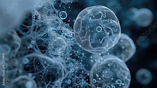 Background, background with bubbles