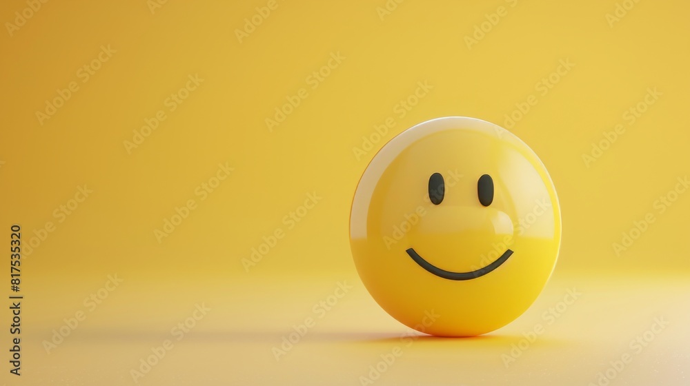 national smiley day, 3d illustration, with copy space. world emoji day national smiley day, 3d illustration, with copy space. world emoji day