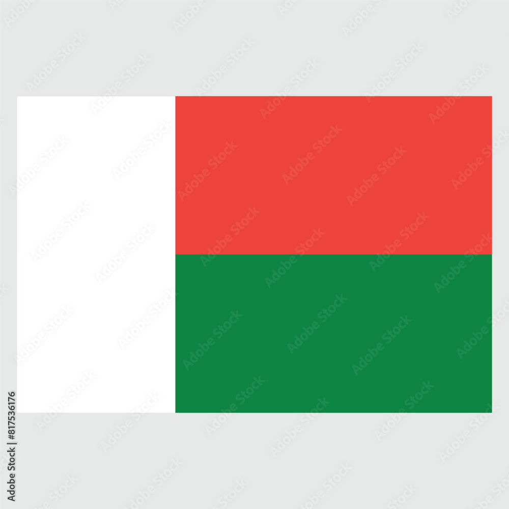 Madagascar Flag Vector Design ,Eps File Madagascar Flag Vector Design ,Eps File