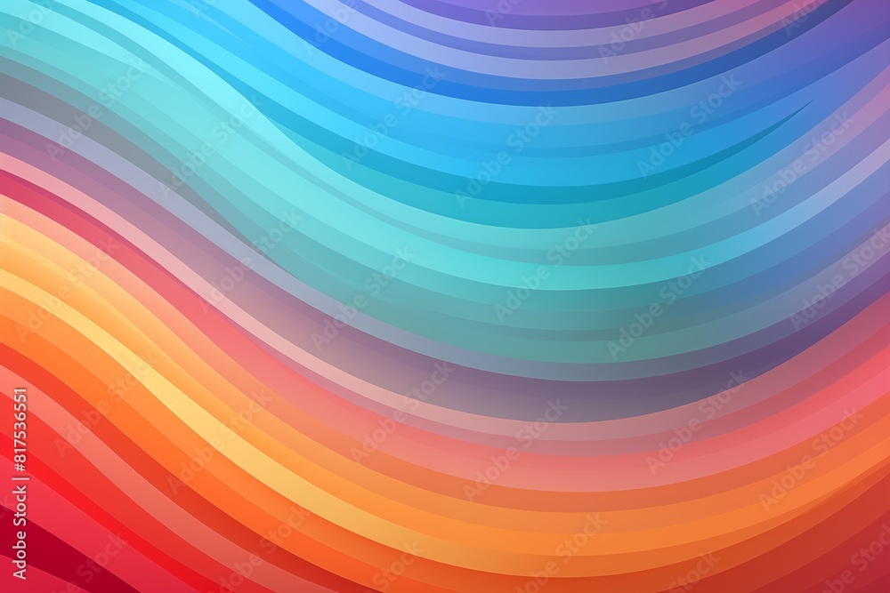 Abstract Colorful Gradient Waves with Multicolor rainbow Wavy Patterns.