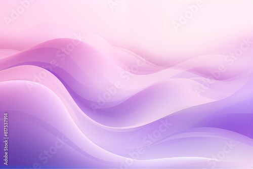 Abstract Gradient Waves in Pink and Purple Hues.