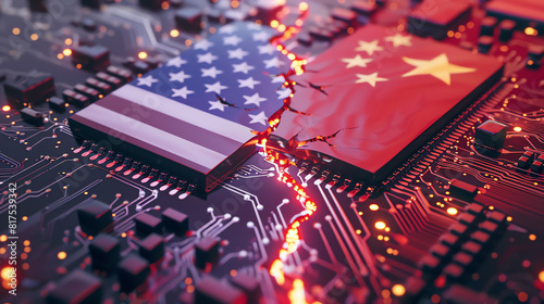 China and USA Semiconductor Chip War