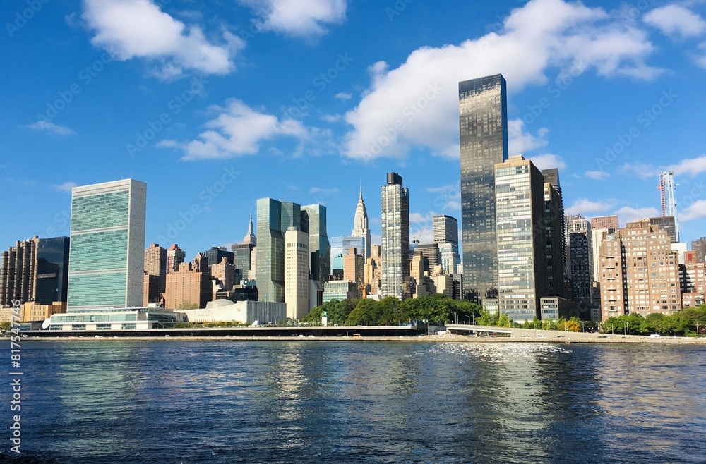 Waterfront view of New-York city skyline Waterfront view of New-York city skyline