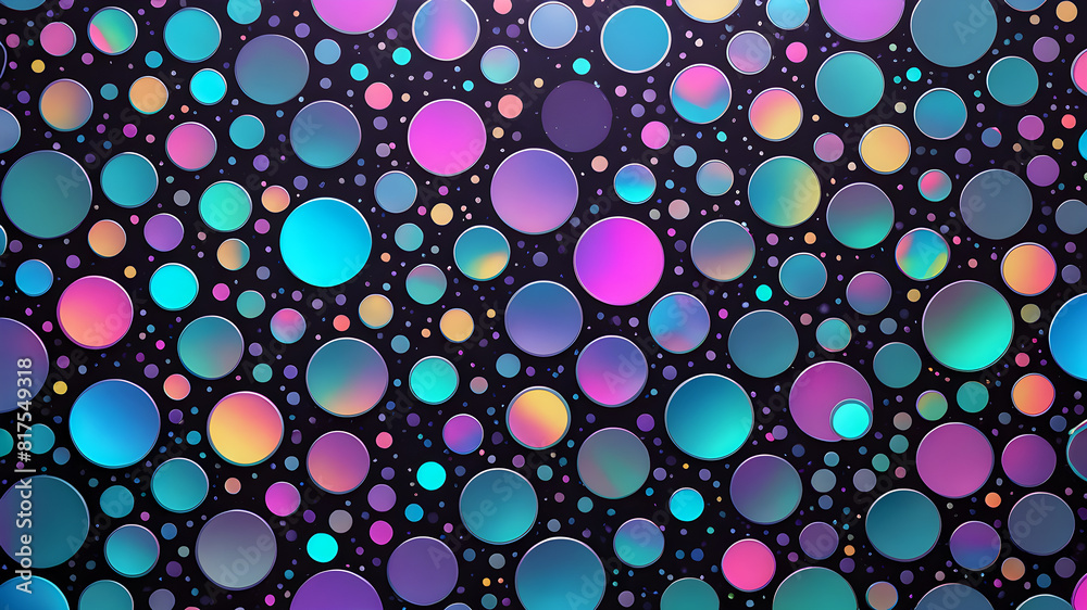 luxury neon abstract background. geometric background texture with circles and dots luxury neon abstract background. geometric background texture with circles and dots