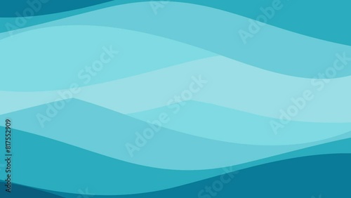 Sea water wave blue background graphic element