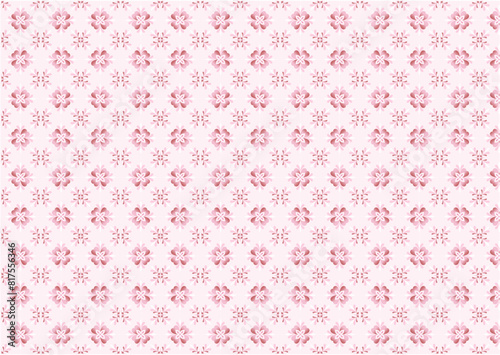 Small Flower Pattern Pink Background Stock Vectors, Clipart, and Illustrations