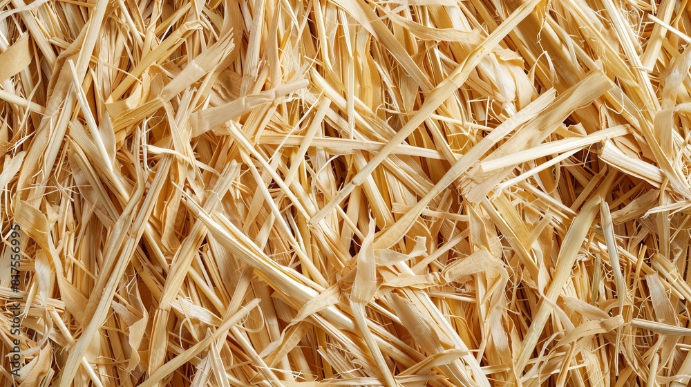 Close-up of straw bales, emphasizing texture and natural tones, perfect for advertising, isolated against a clean background Close-up of straw bales, emphasizing texture and natural tones, perfect for advertising, isolated against a clean background