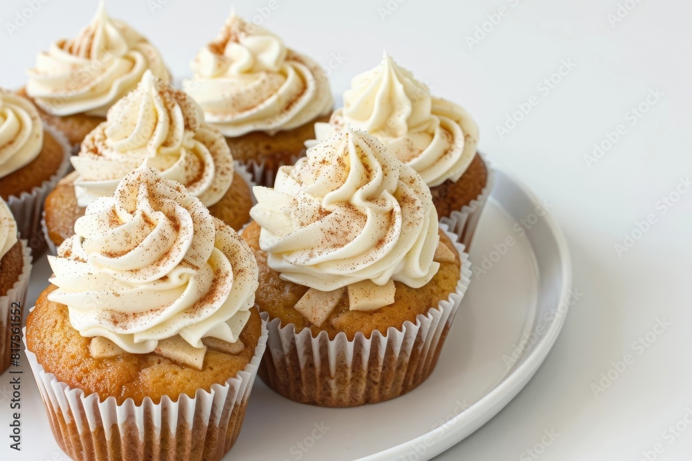 Moist and Fluffy Apple Cupcakes with Cream Cheese Frosting and Cinnamon Sugar Moist and Fluffy Apple Cupcakes with Cream Cheese Frosting and Cinnamon Sugar