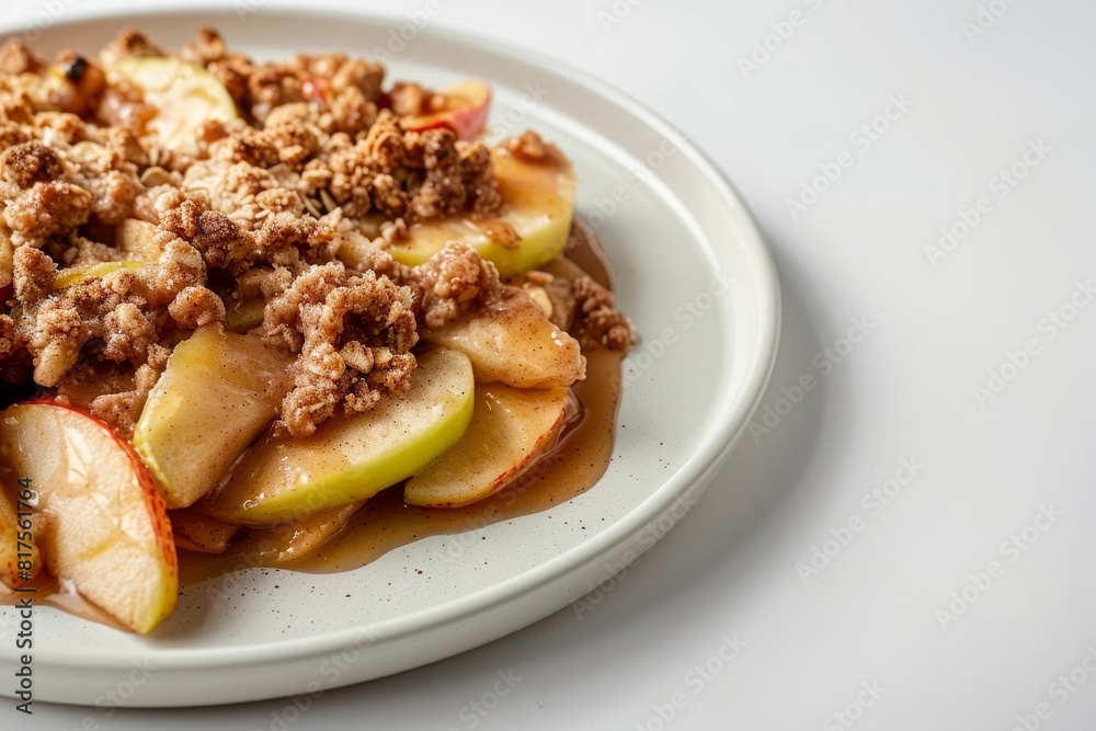 Heavenly Streusel Topped Apple Crisp with Spiced Apples