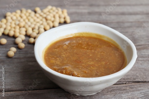 Salted soy beans paste miso © Successo images