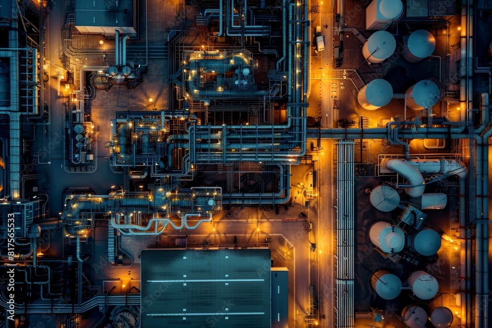 Fototapeta premium Maximize efficiency with visually compelling imagery of processes