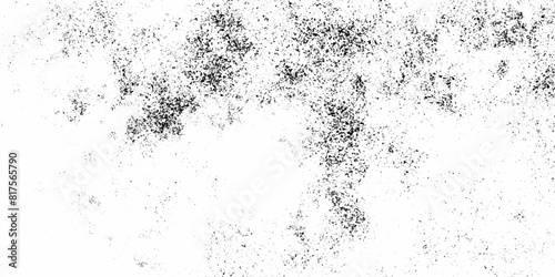 Vector grunge black and white crack paper texture design and texture of a concrete wall with cracks and scratches background.  abstract vintage of old surface dusty rough texture background.