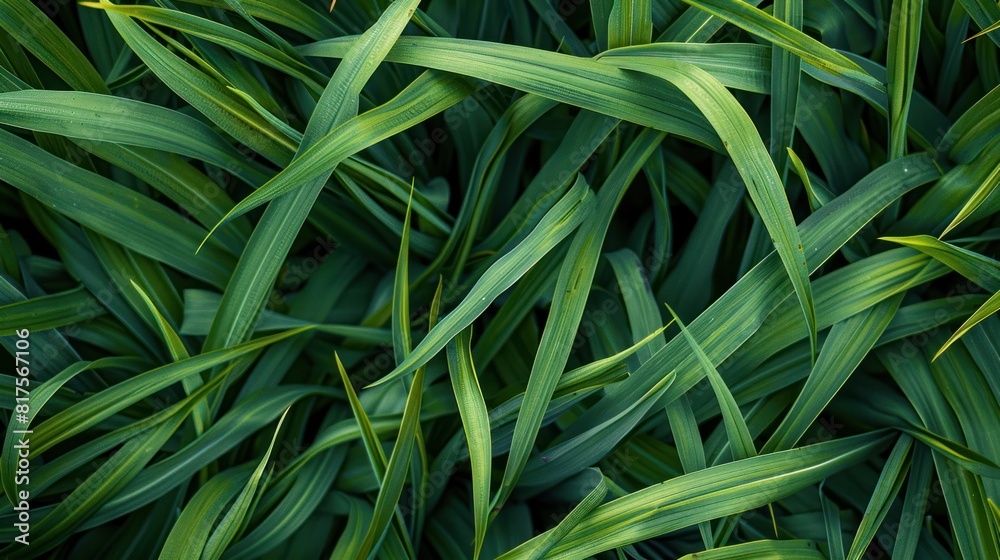 close-up of fresh green grass blades, close-up of fresh green grass blades,