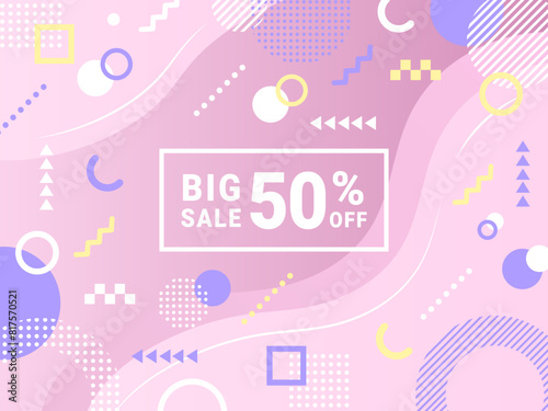 幾何学模様の背景_11