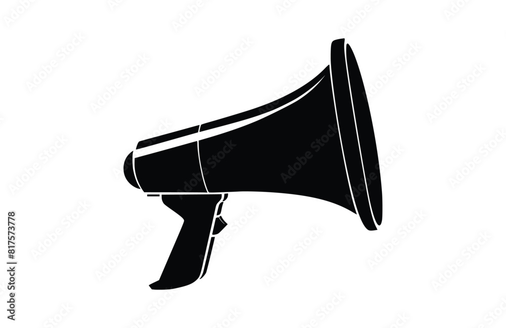 Flat Bullhorn icon symbol vector Illustration. Flat Bullhorn icon symbol vector Illustration.