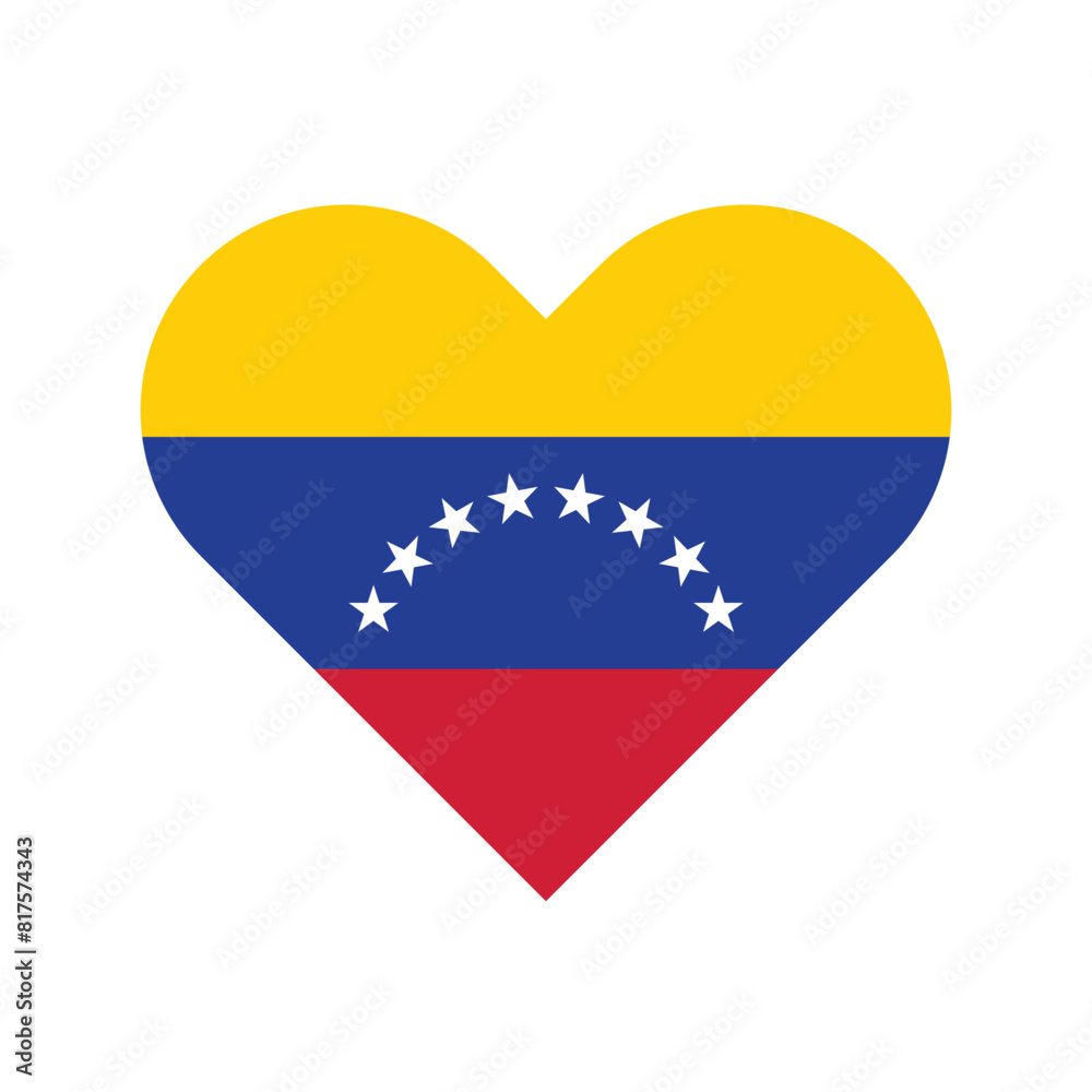 National flag of Venezuela. Venezuela Flag. Venezuela Heart flag.
National flag of Venezuela. Venezuela Flag. Venezuela Heart flag.