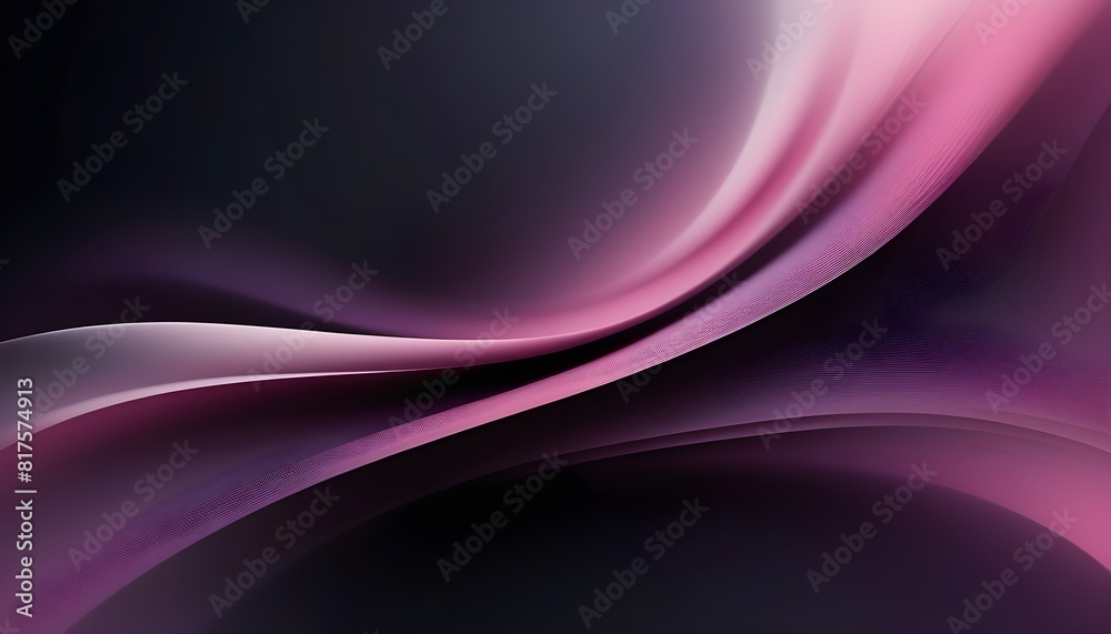 Abstract dark background wallpaper with pink and purple wave pattern ...