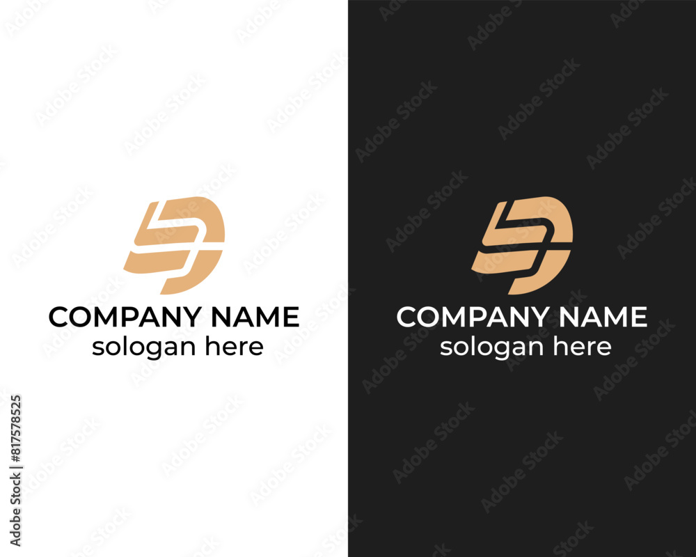Creative letter BD icon logo design template vector Creative letter BD icon logo design template vector