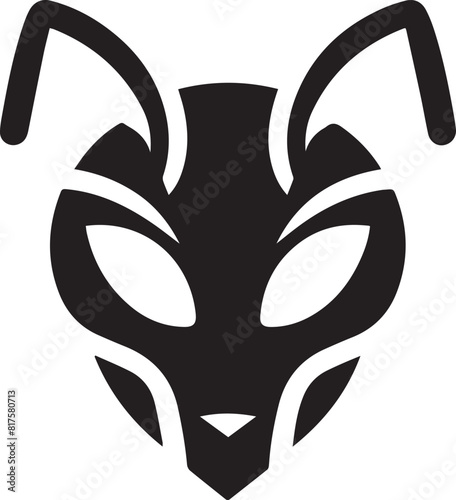 ant head logo symbol illustration