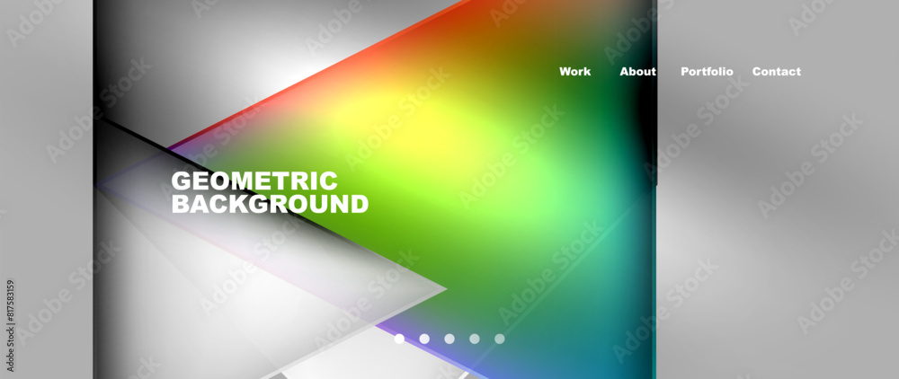 Flowing bright neon gradients geometric abstract background with triangles and lines. Fluid color pattern of color liquid gradient background for wallpaper, banner, background, card, landing page Flowing bright neon gradients geometric abstract background with triangles and lines. Fluid color pattern of color liquid gradient background for wallpaper, banner, background, card, landing page