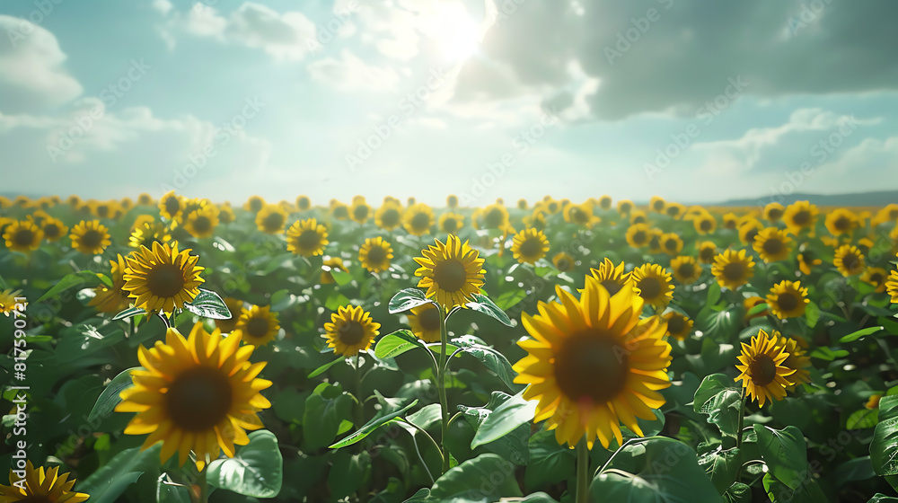 Fototapeta premium Sunflower Field