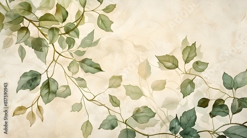 Intricate Botanical Waterco...
