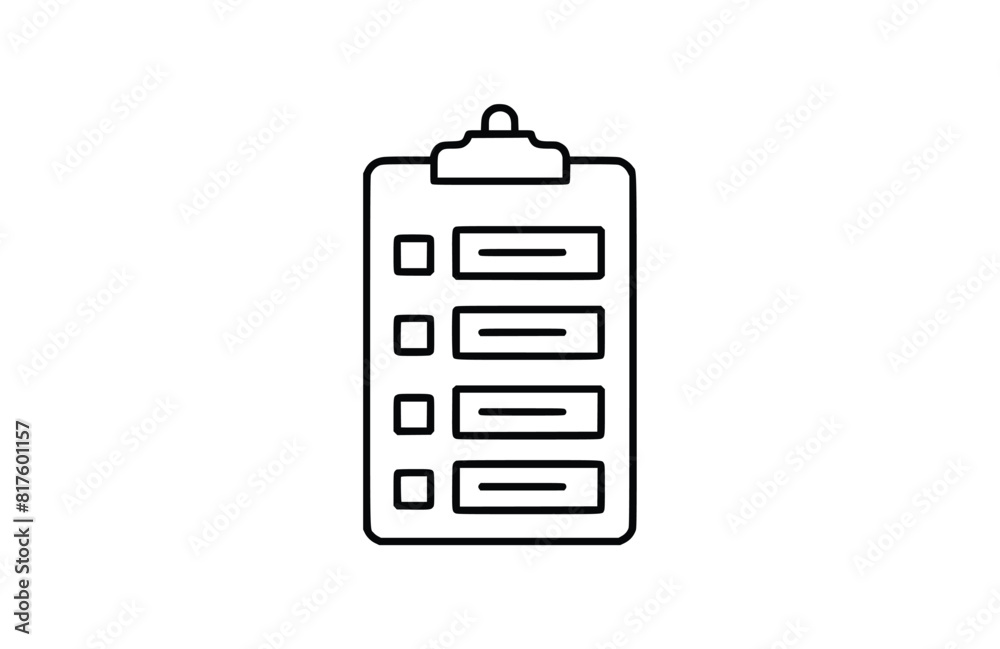 Flat list icon symbol vector Illustration. Flat list icon symbol vector Illustration.