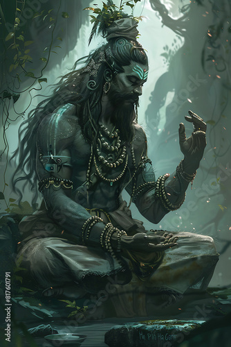 Image of Shiva  the supreme deity of perfection and protects his worshipers from illness