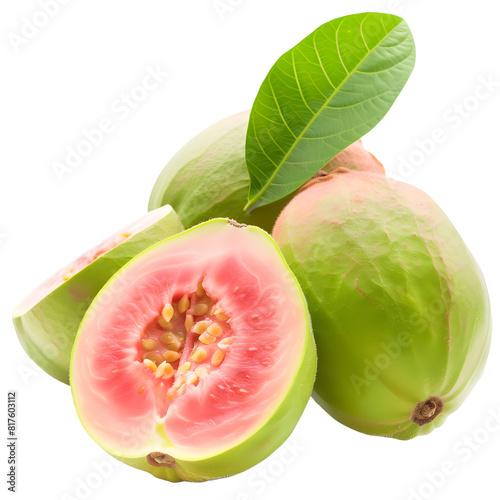 guava on transparent png background