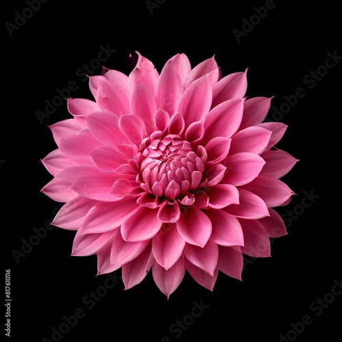 pink flower in a dark background