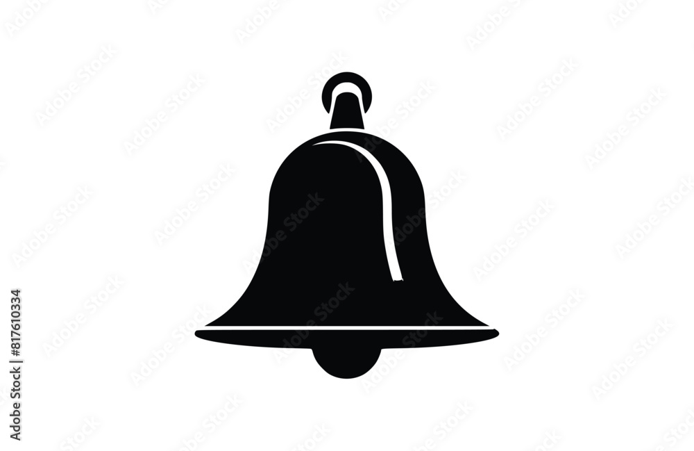 Flat Notification bell icon symbol vector Illustration. Flat Notification bell icon symbol vector Illustration.